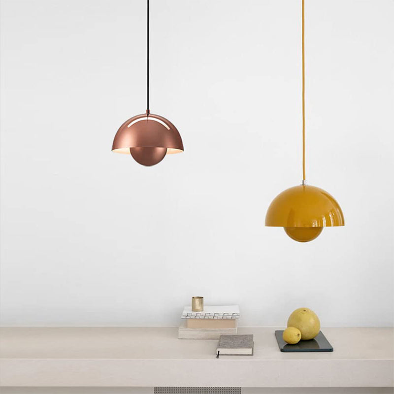 Lampada a sospensione – Lampada a sospensione minimalista con luce LED bianco caldo per ambienti abitativi rilassanti