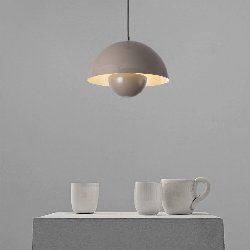 Lampada a sospensione – Lampada a sospensione minimalista con luce LED bianco caldo per ambienti abitativi rilassanti