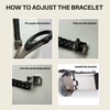 FORTIVO – Leder- und Edelstahl-ID-Armband mit Gravur