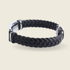 FORTIVO – Leder- und Edelstahl-ID-Armband mit Gravur