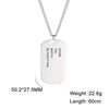 TAGNERO – Personalisierte Edelstahl-Hundekette für Männer