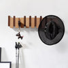 PIANOHOOK – Perchero de madera hecho a mano en estilo piano para un almacenamiento elegante en la pared