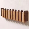 PIANOHOOK – Perchero de madera hecho a mano en estilo piano para un almacenamiento elegante en la pared