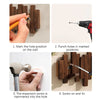 Gancho de pared para piano – Perchero de pared con diseño de piano en madera maciza | Ganchos plegables para pasillo, oficina y dormitorio