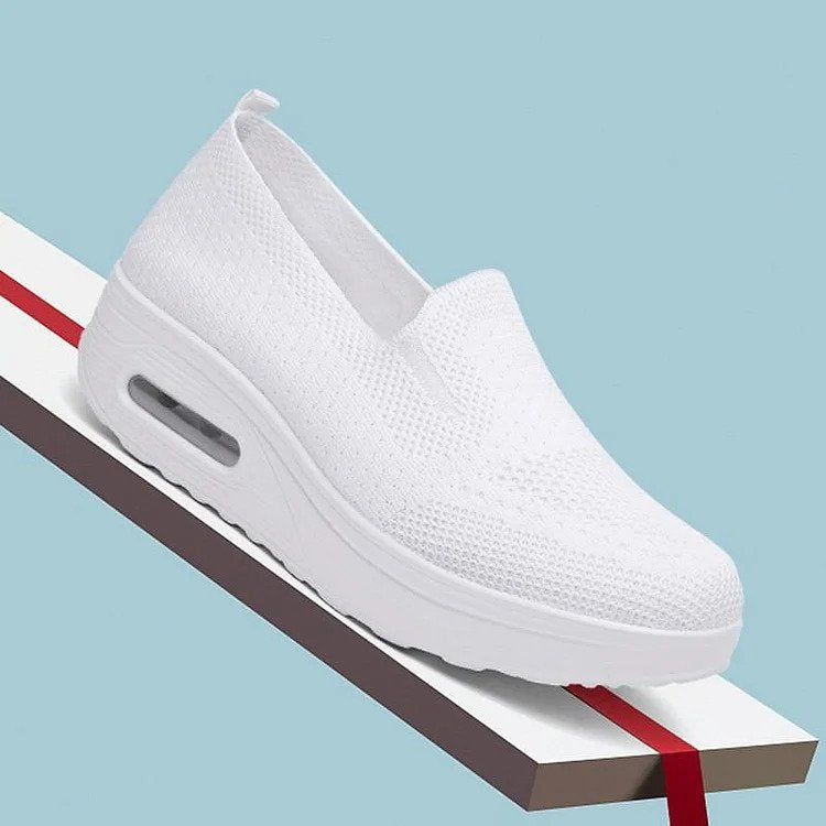 VeraStep Damen Orthopädische Slip-On Schuhe | Schmerzlindernde Komfortschuhe | Atmungsaktiv & Leicht | Unterstützung für Haltung & Alltag