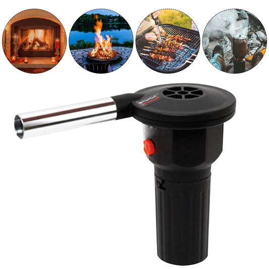 GRILLFORCE – Soplador de fuego portátil de aluminio para encendido eficiente