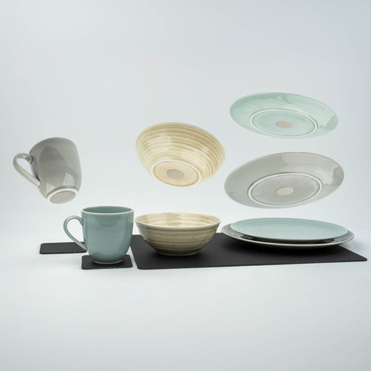 Magnetic porcelain tableware set MIX &amp; MATCH