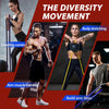 PowerBand – Set de bandas de resistencia para entrenamiento de fuerza versátil