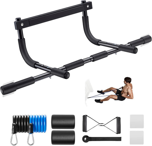 PowerGrip Barra de dominadas – Barra de puerta para un entrenamiento efectivo de la parte superior del cuerpo en casa