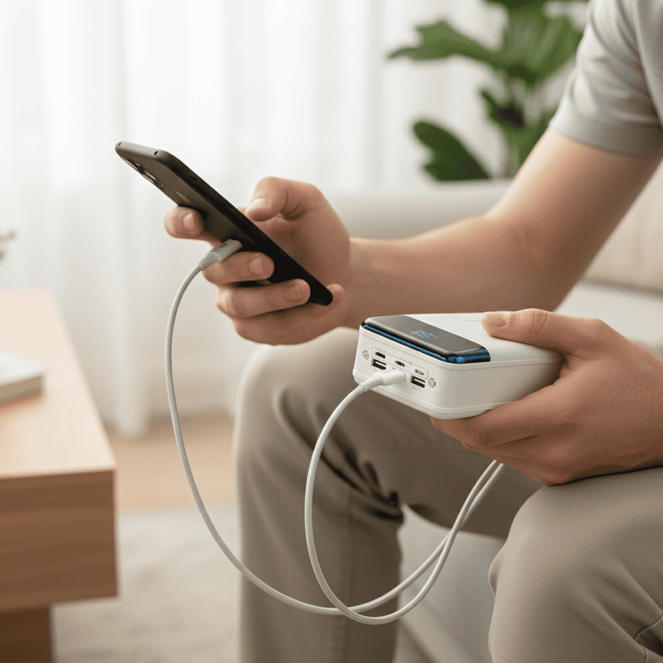 PowerMax Ultra 100K Powerbank | 100.000 mAh Kapazität | Superschnelles Laden | Tragbares Ladegerät für Telefone, Tablets und Laptops 4