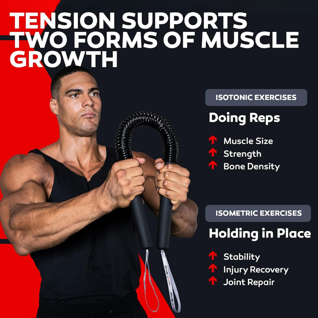 Powertwist – Barra ajustable para entrenamiento de torso para desarrollo muscular específico