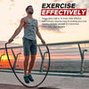Powerjump – Cuerda para saltar ajustable con pesas para entrenamiento de fuerza y resistencia
