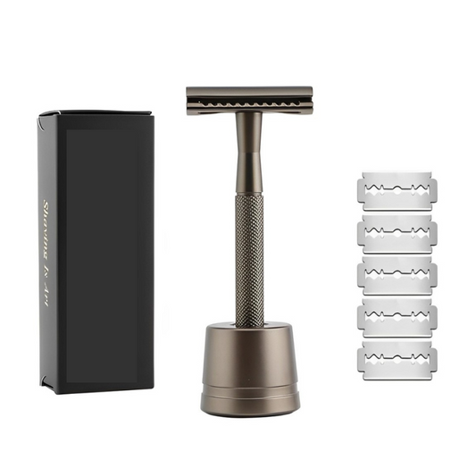 PrecisionBlade – Afeitadora de lujo de 5 cuchillas con mango ergonómico y cuchillas reemplazables