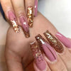 Presson Chic – 24 Rosa Kunstnägel mit Kleber für schnellen Salonlook