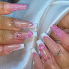Presson Chic – 24 Rosa Kunstnägel mit Kleber für schnellen Salonlook