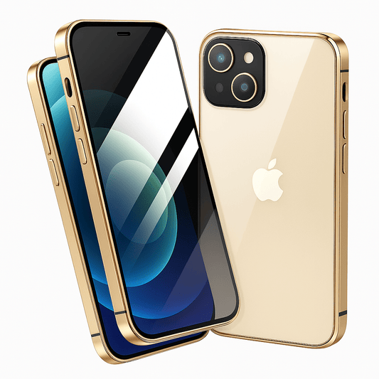 PRIVAGLASS – Magnetisches iPhone-Gehäuse mit Datenschutz & Bildschirmschutz