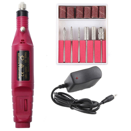 ProNail Expert – Set eléctrico 6 en 1 para manicura y pedicura para uñas cuidadas