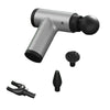 PulsePro Mini – Pistola per massaggi fasciali compatta con 6 livelli e 4 testine per massaggio