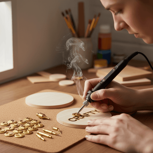 Artiblaze Master Engraving Kit | 58-teiliges Holzbrand- & Gravurset | Einstellbare Temperatur | Multifunktionales DIY-Werkzeug | Holz & Leder