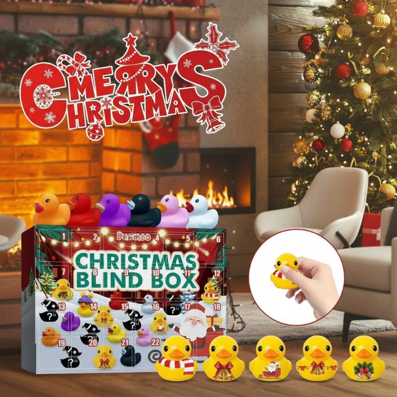 QUACKVENT – Weihnachts-Quietschenten-Adventskalender 2025 mit 24 festlichen Badeenten 3