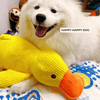 FluffieDuck Plüschspielzeug für Hunde | Weiches Quietschspielzeug | Haltbares Kuscheltier | Komfortspielzeug | Hundezubehör
