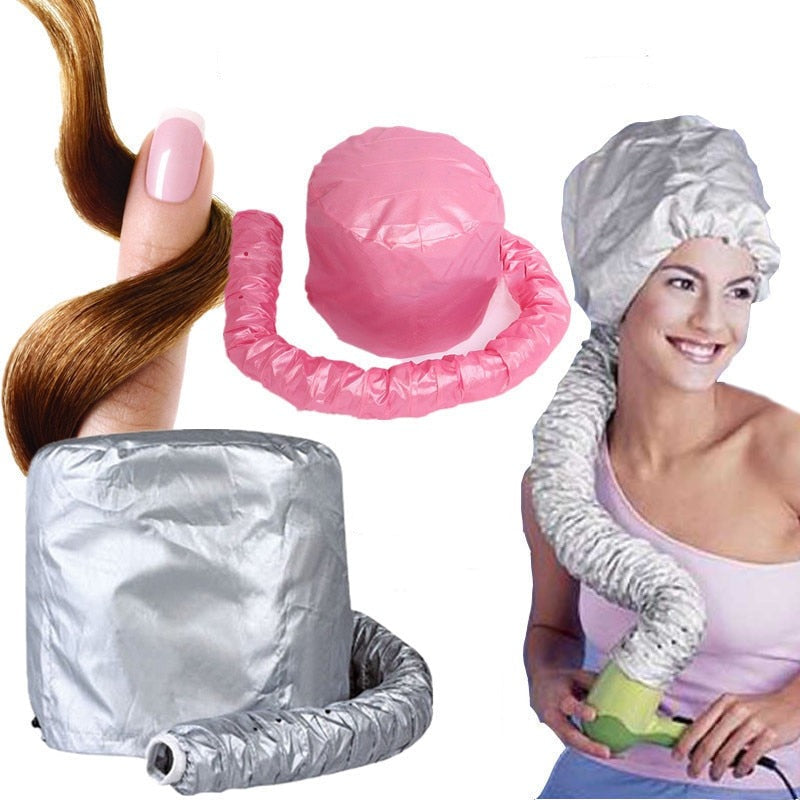 QUICKDRY – Set de 2 gorros para secador de cabello para un secado rápido y delicado