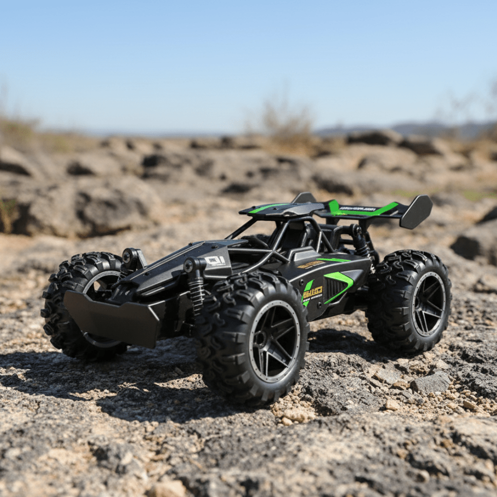 RACERUSH – Elektrisches 1:18 Offroad-RC-Auto mit robusten Gummireifen 0