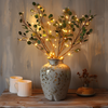 LUMIVISTA OLIVE LIGHT – Mediterrane LED-Lichterzweige für stimmungsvolle & kabellose Dekoration