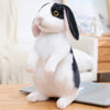 REALBUN – 20 cm großes, lebensechtes Plüschkaninchen für Wohndekoration und als Geschenk 7
