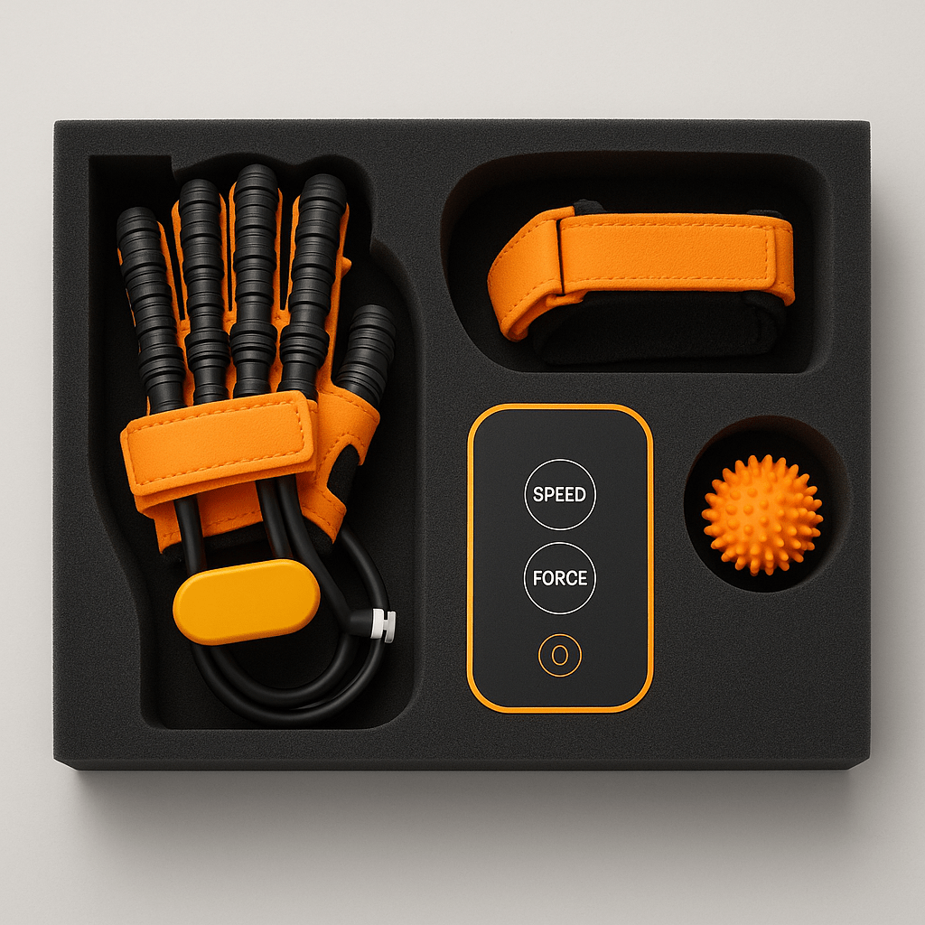 REHABGLOVE – Automatische Handtrainer-Handschuhe für die Heimrehabilitation und den Kraftaufbau 3