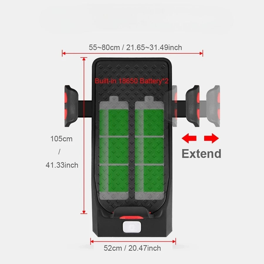 RIDENOVA – All-in-One-Fahrrad-Gadget mit USB-Powerbank und Lichtsteuerung 5