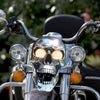 ROADREAPER – LED-Totenkopflampe für Motorräder mit Retro-Chrom-Finish 4
