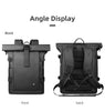 Mochila ROLLTRAIL – Mochila de exterior expandible con compartimento para portátil, cierre enrollable y protección antirrobo