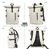 Mochila ROLLTRAIL – Mochila Rolltop Expandible con USB, Compartimento para Portátil y Sistema Anti-Choque
