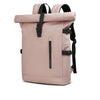 Mochila ROLLTRAIL – Mochila Rolltop Expandible con USB, Compartimento para Portátil y Sistema Anti-Choque