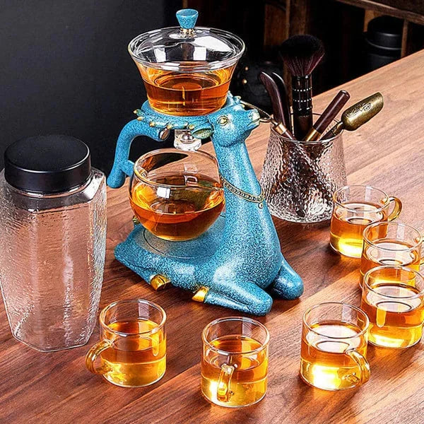 Kunstvolles Teebrenn-Set Mit Tiere Design – Exklusives Tea Brewer Für Einen Stilvollen Teetrinkgenuss