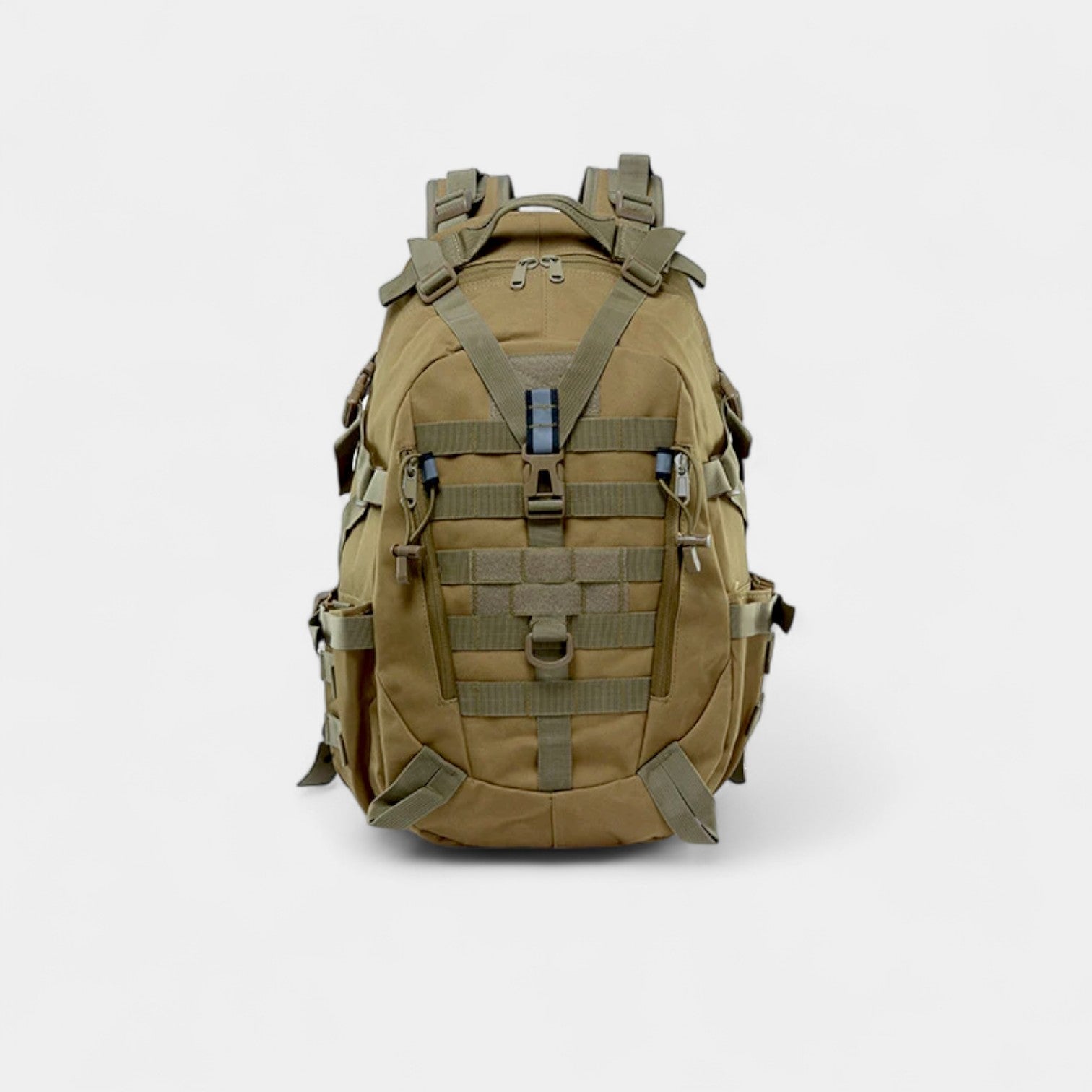 Mochila táctica ROVEX – mochila de 40L para exteriores con sistema MOLLE y construcción militar impermeable