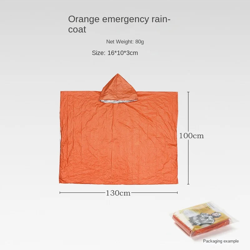 Poncho RainGuard – Poncho de lluvia de emergencia con capucha para protección al aire libre