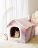 FLUFFYHAVEN – Casa acogedora para mascotas pequeñas para perros y gatos de hasta 4 kg