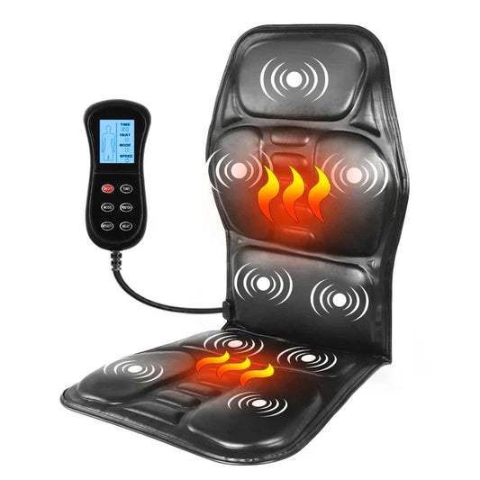 RelaxCushion – Cojín eléctrico de masaje para la espalda con función de calor para una relajación profunda