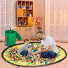 SAC DE RANGEMENT POUR JOUETS EN FEUTRE – Sac de jouets pliable en feutre avec motif animal pour chambre d'enfant et tapis de jeu