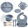 SET FUNMEAL – Vaisselle bébé sécurisée au design coloré pour des repas sans stress