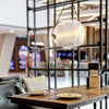 QUORENA – Moderne plafondlamp van glas en ijzer