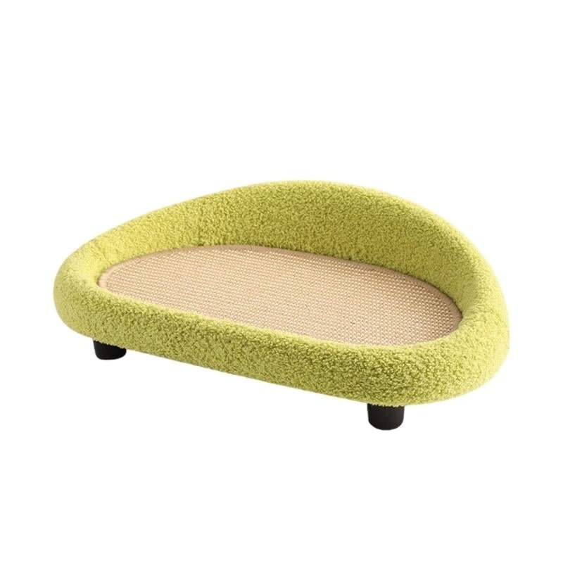 MeowHaven Nest – Stilvolles Katzenbett mit Kratzfläche & Kuschelkissen