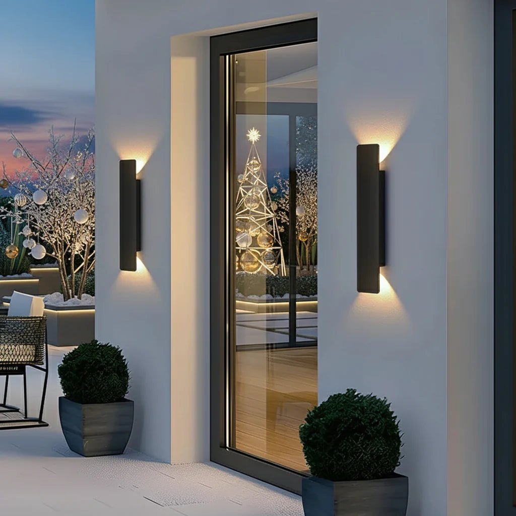 LUXDROP – Wasserdichte LED-Aluminium-Wandleuchte für Innen & Außen