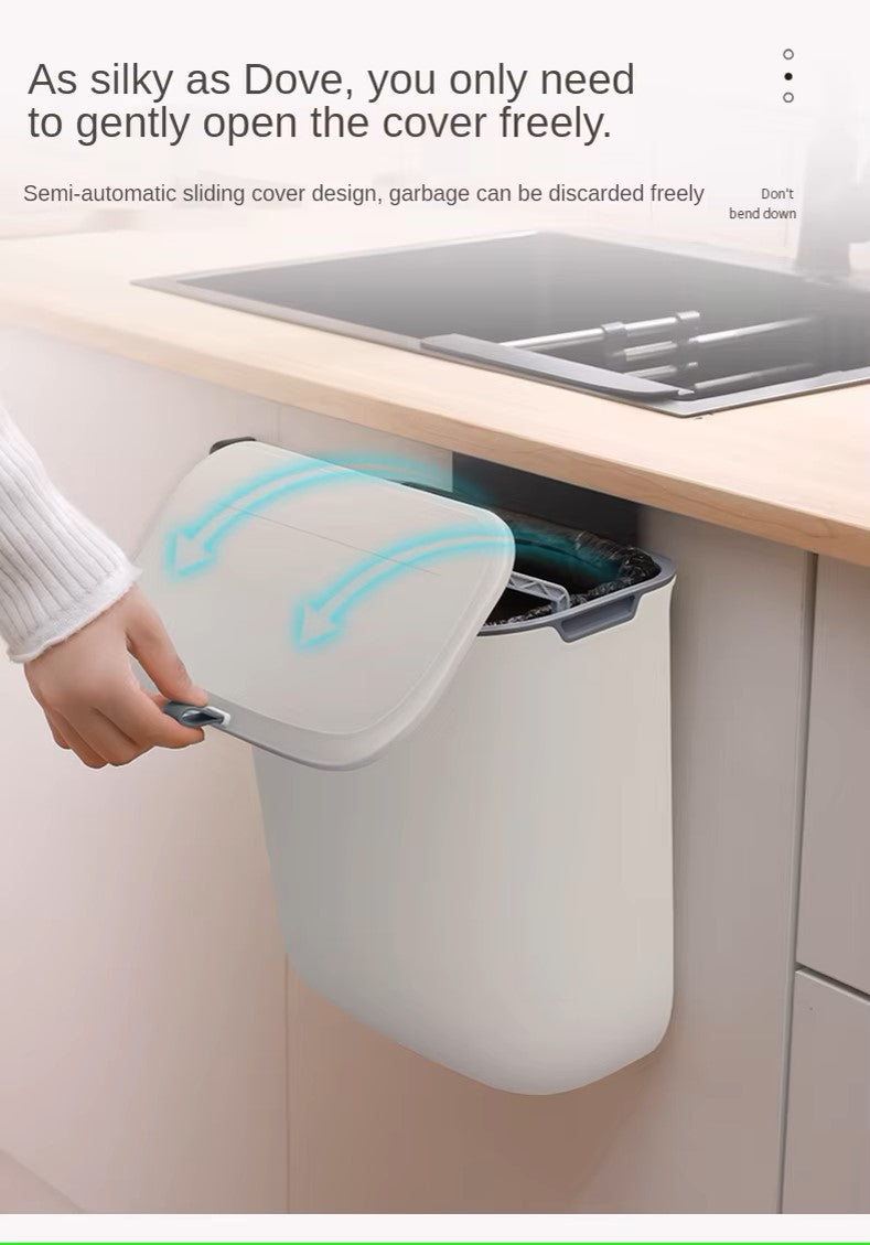 Praktischer Küchen-Mülleimer Für Die Wandmontage – Schwenkbarer Abfalleimer Für Küche, Bad Und Büro