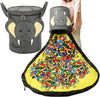 SAC DE RANGEMENT POUR JOUETS EN FEUTRE – Sac de jouets pliable en feutre avec motif animal pour chambre d'enfant et tapis de jeu