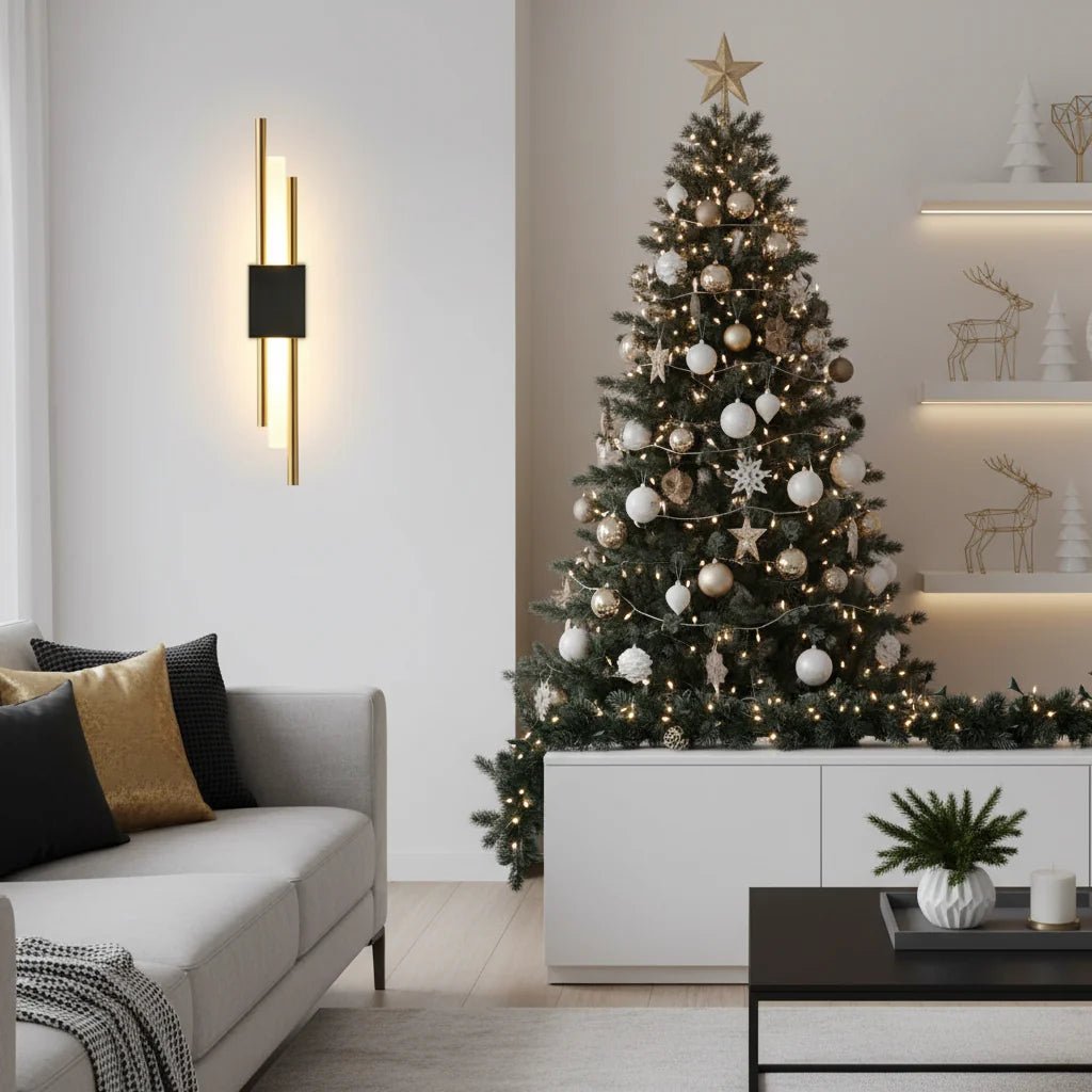 ARCGLINT – Moderne LED-Wandleuchte aus Metall & Acryl mit 3 Lichtfarben