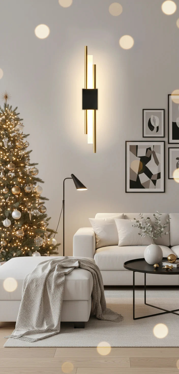 ARCGLINT – Moderne LED-Wandleuchte aus Metall & Acryl mit 3 Lichtfarben