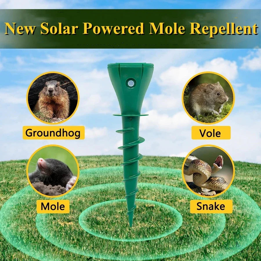 Effektiver Solar-Maulwurfschreck mit 3 Modis Wohnish Effektiver Solar-Maulwurfschreck mit 3 Modis Wohnish